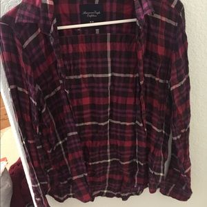 Soft flannel pattern button up